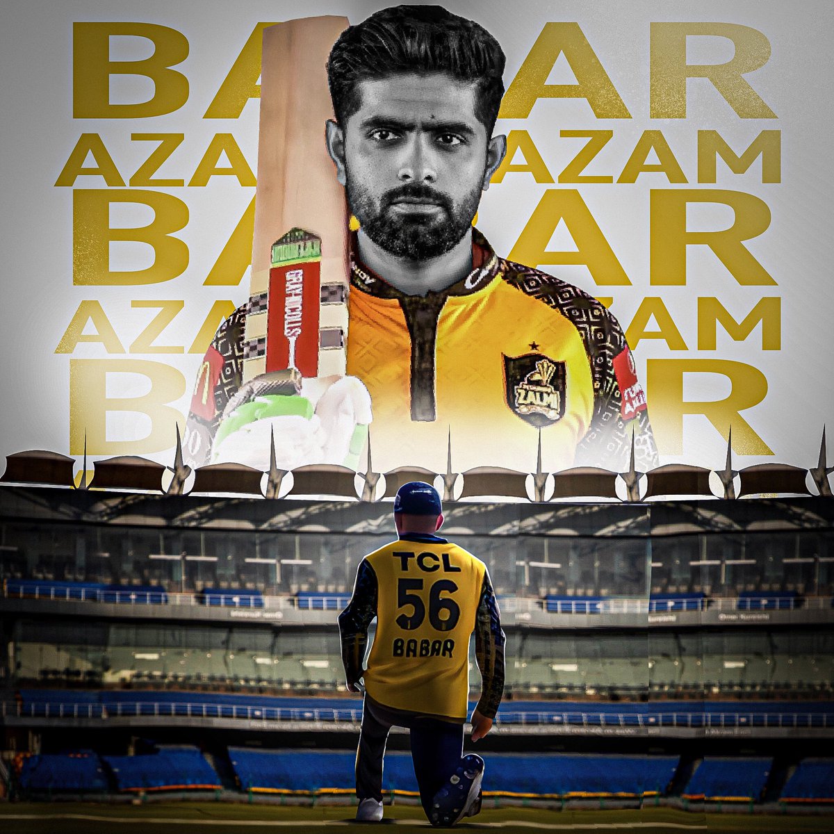 It's Babar Azam day😍💛
#PSL9 #BabarAzam𓃵 #KingIsBack #instagramdown