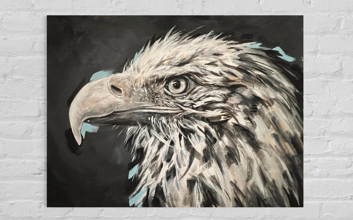 Mr_Diddles's tweet photo. Now available on my Etsy page

“Sharp”
A4 Acrlylic painting on wood board
$120

https://t.co/ePxwAA6vBm

#acrylic #acrylics #paint #painting #paints #art #artwork #artist #artistsoninstagram #artgallery #eagle #rspb #eagles #baldeagle #bird #birds https://t.co/b3tKen04LW