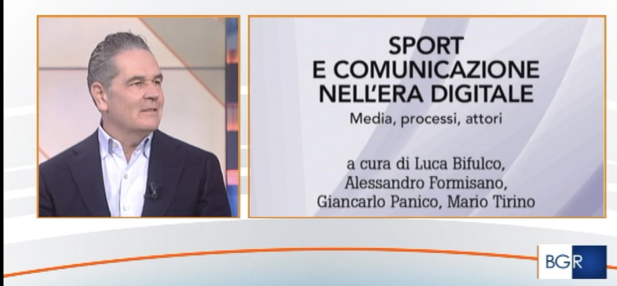 alfor67's tweet photo. Grazie a Rai per avermi invitato a parlare del mio libro "Sport e Comunicazione nell’era digitale", edito da Franco Angeli.

Un vero e proprio manuale sui media, gli attori ed i processi delle società sportive.
#sport #comunicazione #talent https://t.co/8zCY8BTqP1
