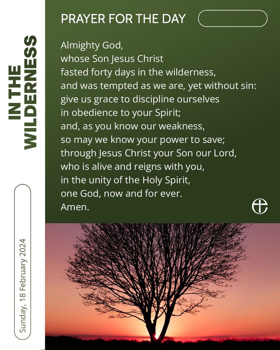 In the name of Christ, we pray. Listen to today's prayer or read a plain text version at cofe.io/TodaysPrayer.
