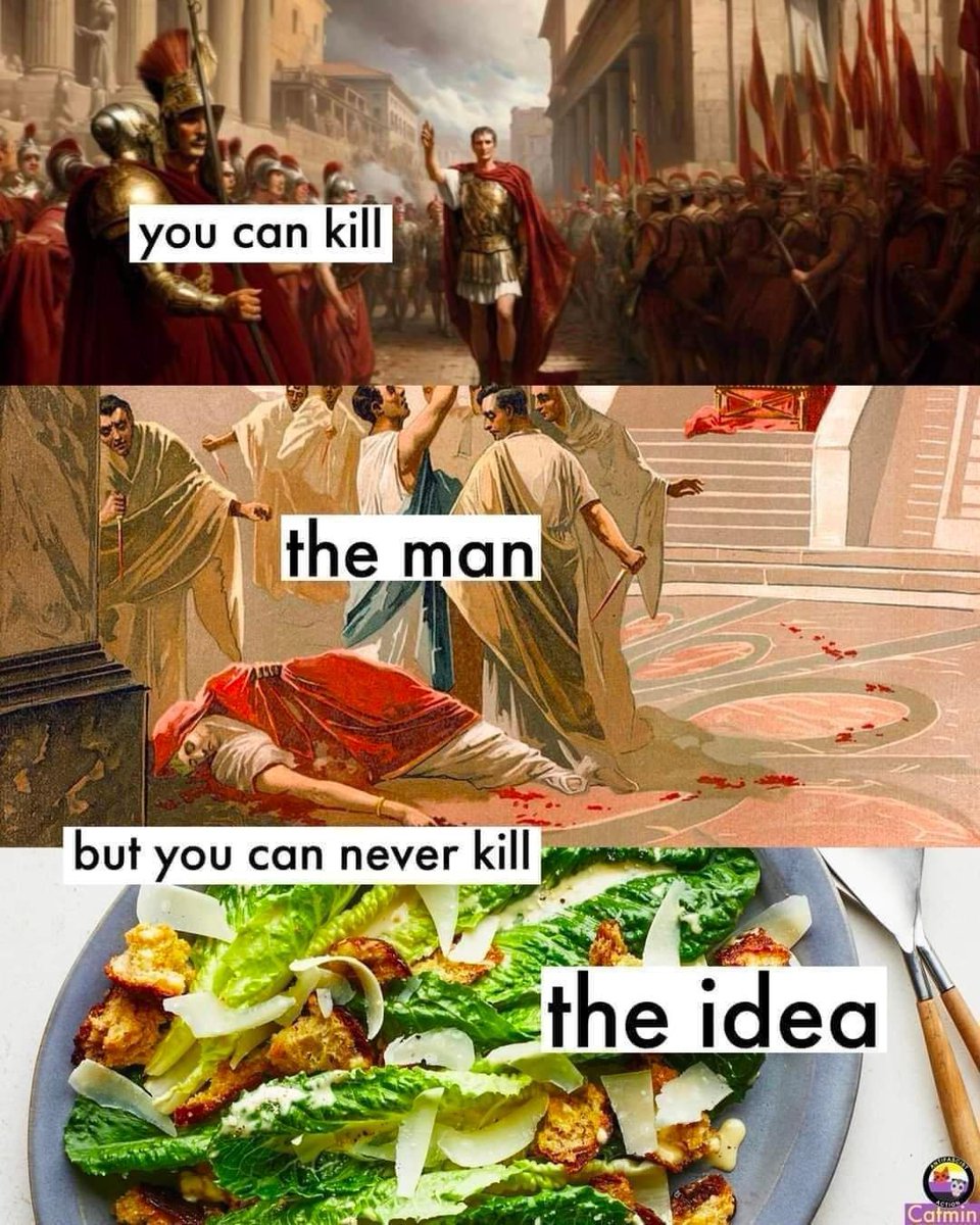 If you’re lucky, history remembers you as a salad