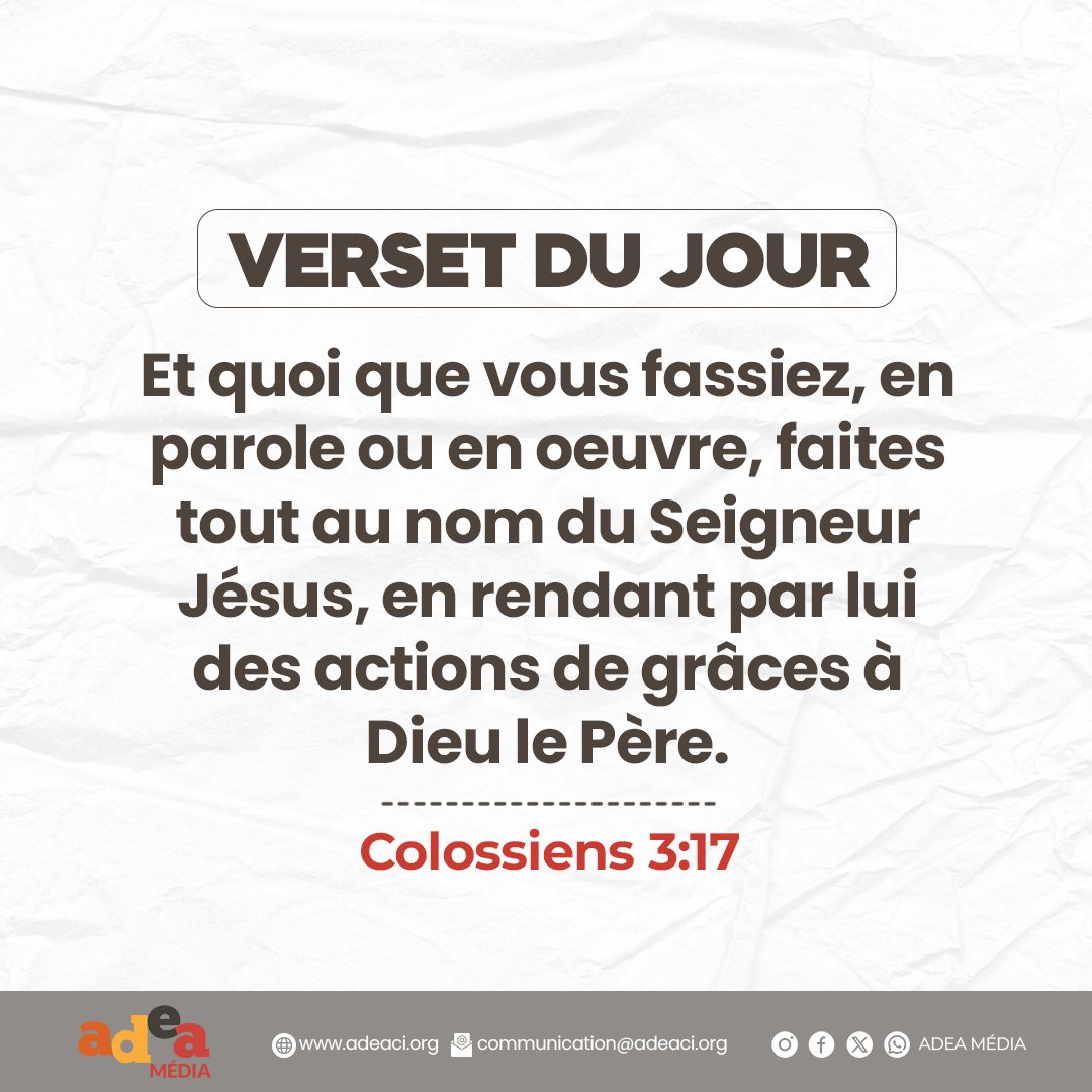 AdeaMedia's tweet photo. Tout pour sa gloire 🙏
Excellent dimanche 🌟 https://t.co/2BchRjWEcw