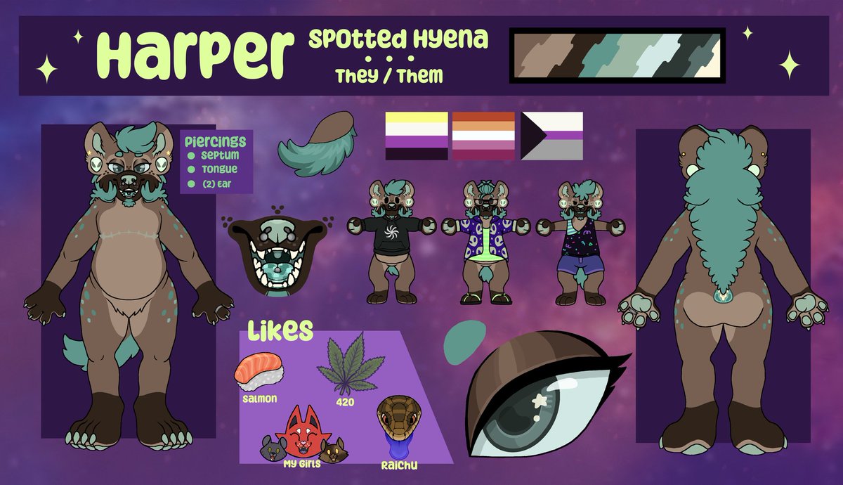 Maxxolotl12's tweet photo. Finally got Harper’s new Ref made. https://t.co/FPcgVwcevJ