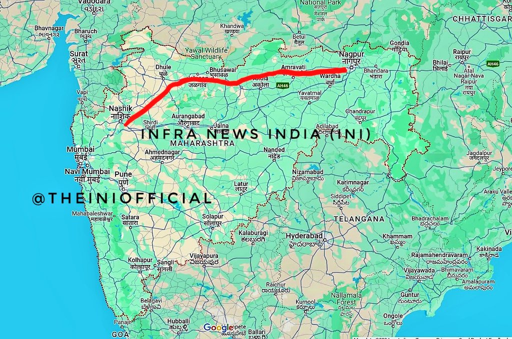Nashik-Jalgaon-Nagpur North #Maharashtra #Expressway update.

#MSRDC will soon be inviting bids for preparation of DPR for proposed North Maharashtra expressway that will pass via Dhule, Jalgaon, Bhusaval, Akola and Amravati.

This will connect all the districts that are not…