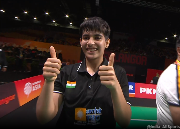 Anmol Kharb (WR 472) in Badminton Asia Team Championships: Beat WR 45 Beat WR 29 Beat WR 149 The fact that 17 yr old won against WR 45 & WR 29 in the deciding match with all the pressure makes it even more commendable. Oh yeah and she is reigning National Champion