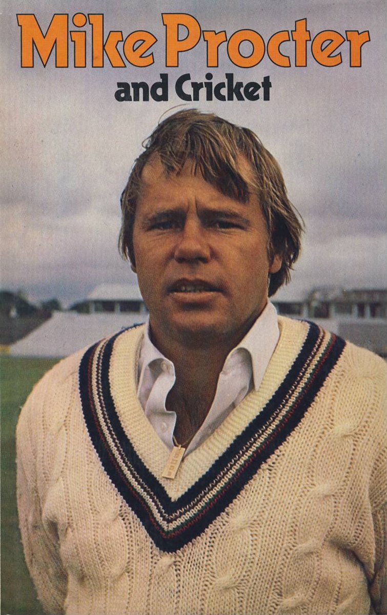 As a child you have heroes. Mike Procter was one of mine. I could never bowl like him - nobody could. Batting - not often.
You never think of heroes growing old and fragile. Yesterday Mike passed away.
He left an enormous impact on me and many others who loved the game.
RIP Mike