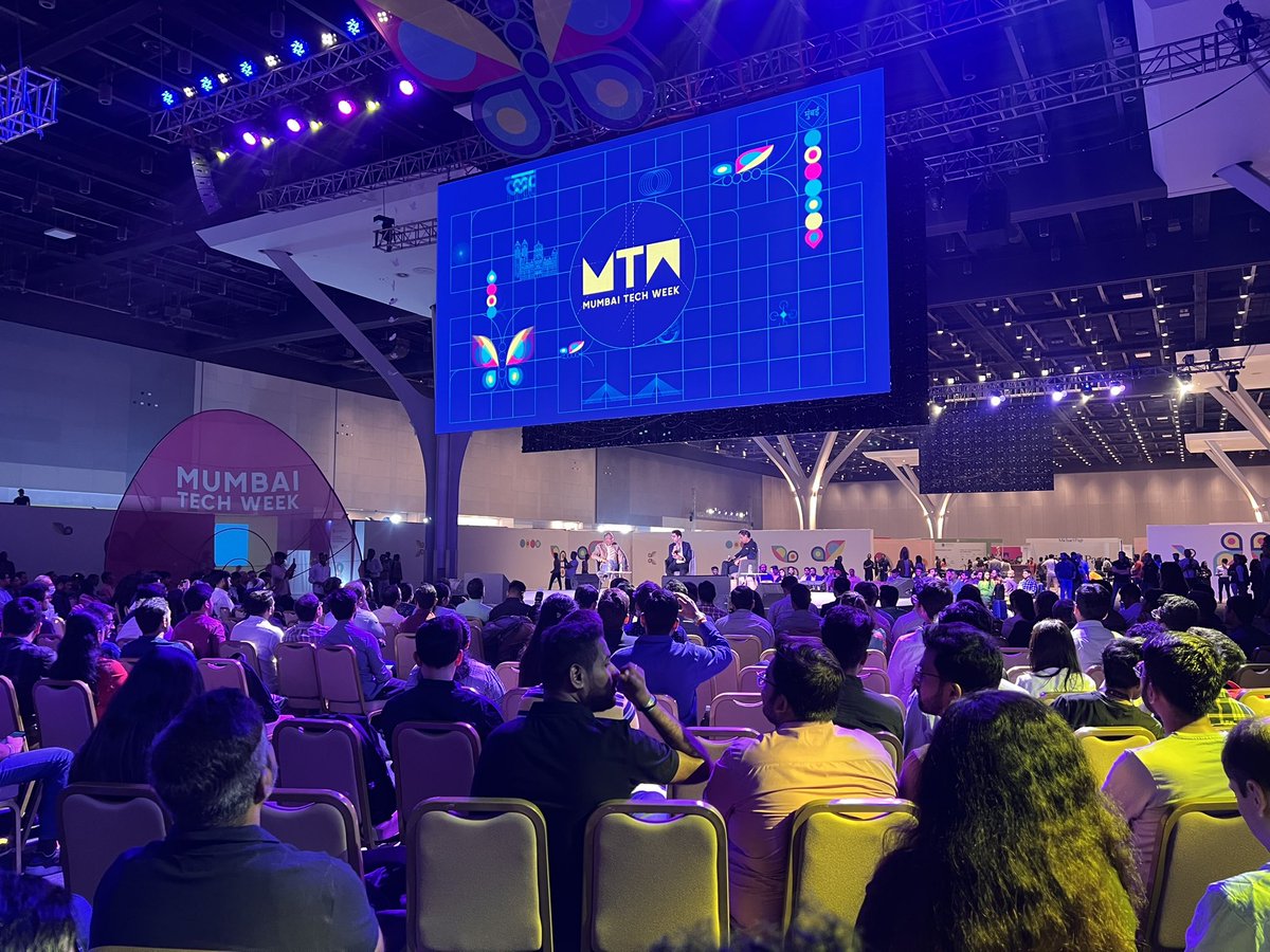 suviter's tweet image. At #MumbaiTechWeek today!