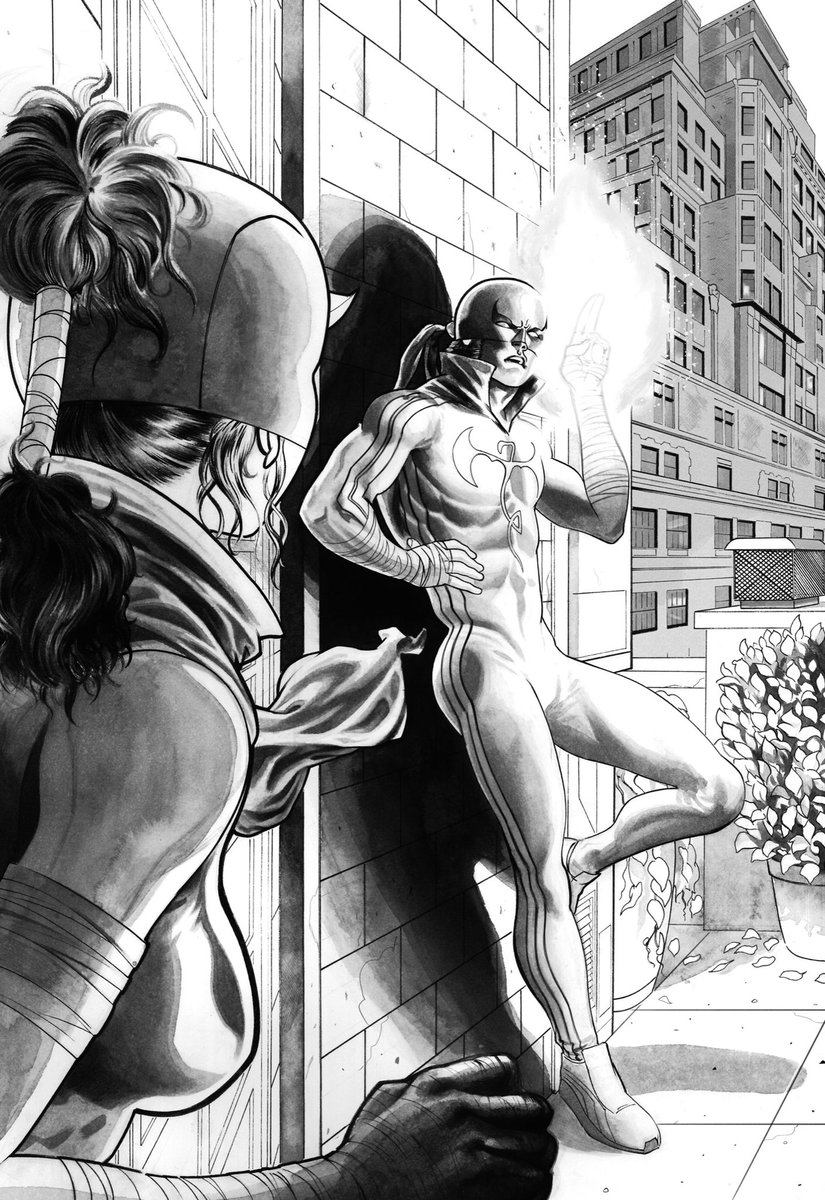 The second page of The Defenders samples by me <a href="/Marvel/">Marvel Entertainment</a> #marvel #art #ComicArt #illustration