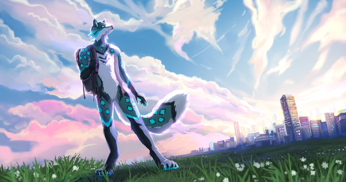 ItsZunset's tweet photo. Departing hometown in order to become something better.

Art by @/Juleteon. https://t.co/m15tLLazcu