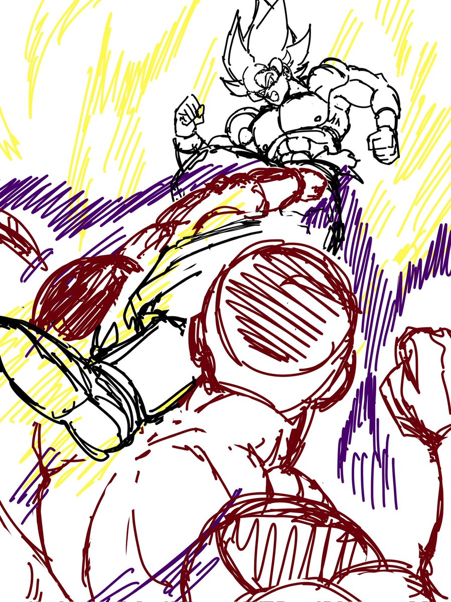 microplus4's tweet photo. 久しぶりのらくがき楽しい！
描くぞ〜

#ドラゴンボール 
#イラスト https://t.co/tKHCjxAlXC