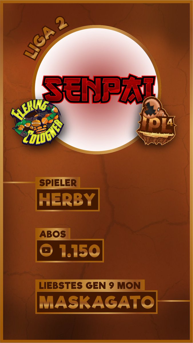 @PokeBazi ist eig. letzte Season aufgestiegen. Aus Gründen die irgendwo zwischen organisatorischer Not und "Ich möchte gegen Oji kämpfen!" skalieren, tritt er diese Season aber erneut in L2 an.

<a href="/HerbySenpai/">Herby</a> ist bereits ein IPL-Veteran.
Schafft er es diese Season aufzusteigen? 🙂