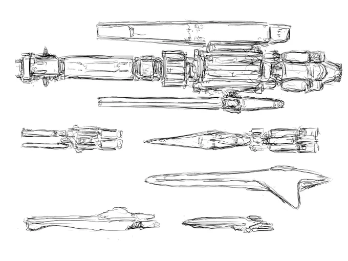 宇宙艦のデザインをざっくり考える 