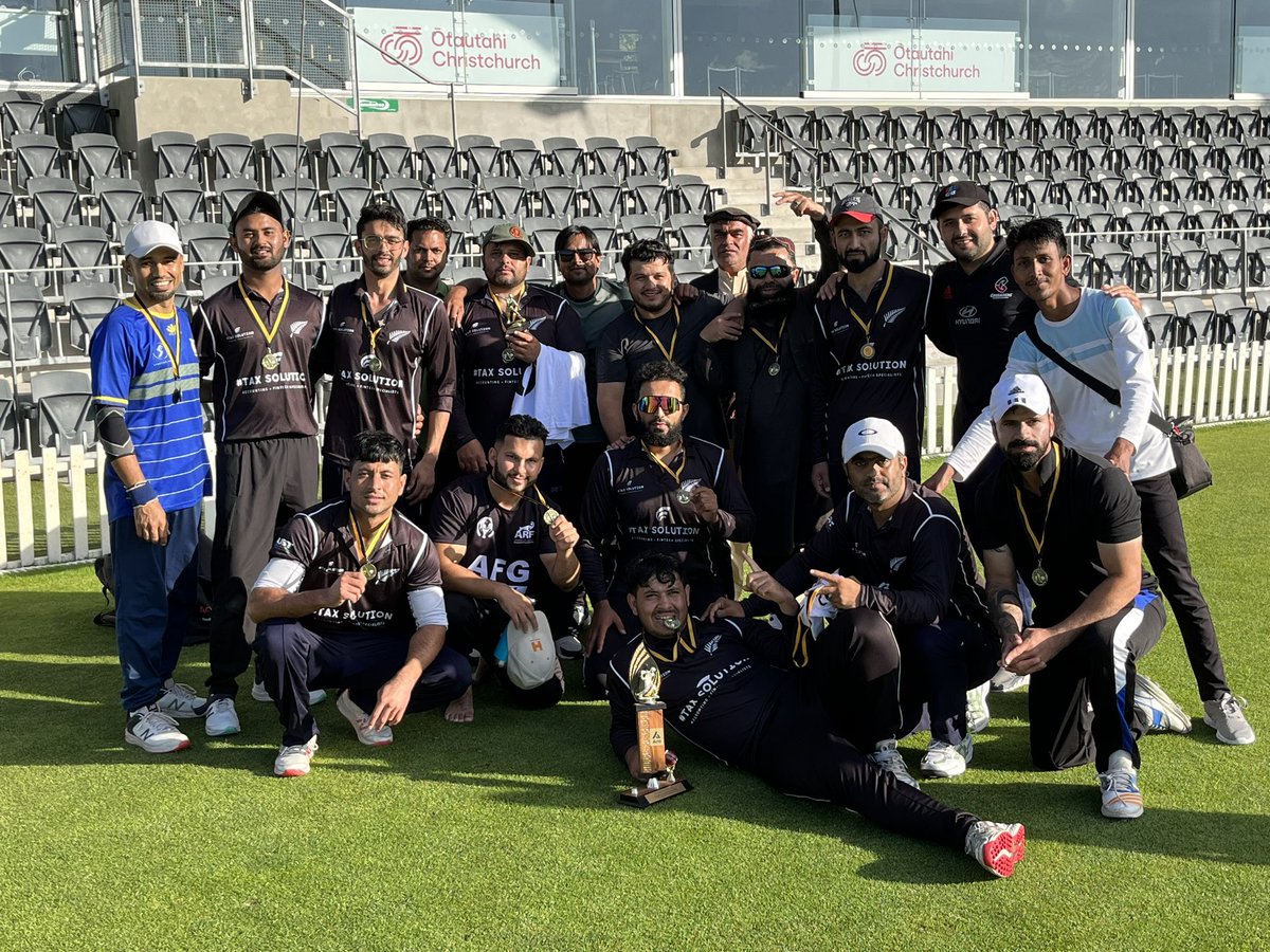 The Afghan Allstars were winners of the CMCA All Nations Festival final today, “a dream come true” for the players to play on Hagley Oval.