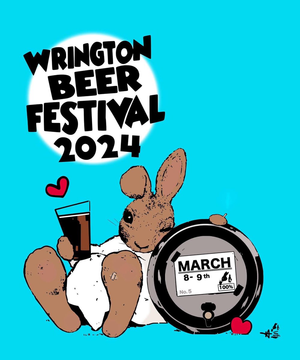 Beer List coming together. 

Looking like we will have beers from 14 Breweries, including:
2 Stouts
2 Porters
4 Best Bitters
3 Ambers
2 Goldens
6 Pales
3 Lagers
2 Low alcohol beers
6 Ciders
and wine
 
8th and 9th March. Tickets: tinyurl.com/WringtonBeerFe…