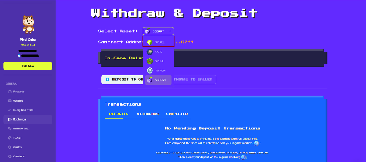 🚨 Attention <a href="/pixels_online/">Pixels</a>  community!  Starting tomorrow at 10:00 (UTC), you can finally withdraw your $PIXEL tokens through dashboard.pixels.xyz. This is the ONLY legitimate platform for withdrawals; beware of scams!

1. No VIP status is required for withdrawals - it's open