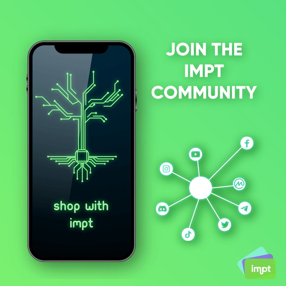 IMPT_token's tweet photo. Elevate your shopping experience with IMPT - your go-to app for sustainable choices!
🍏 App Store: https://t.co/ufHMhQYpsO
📷 Google Play Store: https://t.co/gkERO3uH5W
Join us in creating a positive impact for a better tomorrow! #SustainableLiving #IMPTApp #GoGreen https://t.co/B1ttSP5MM0