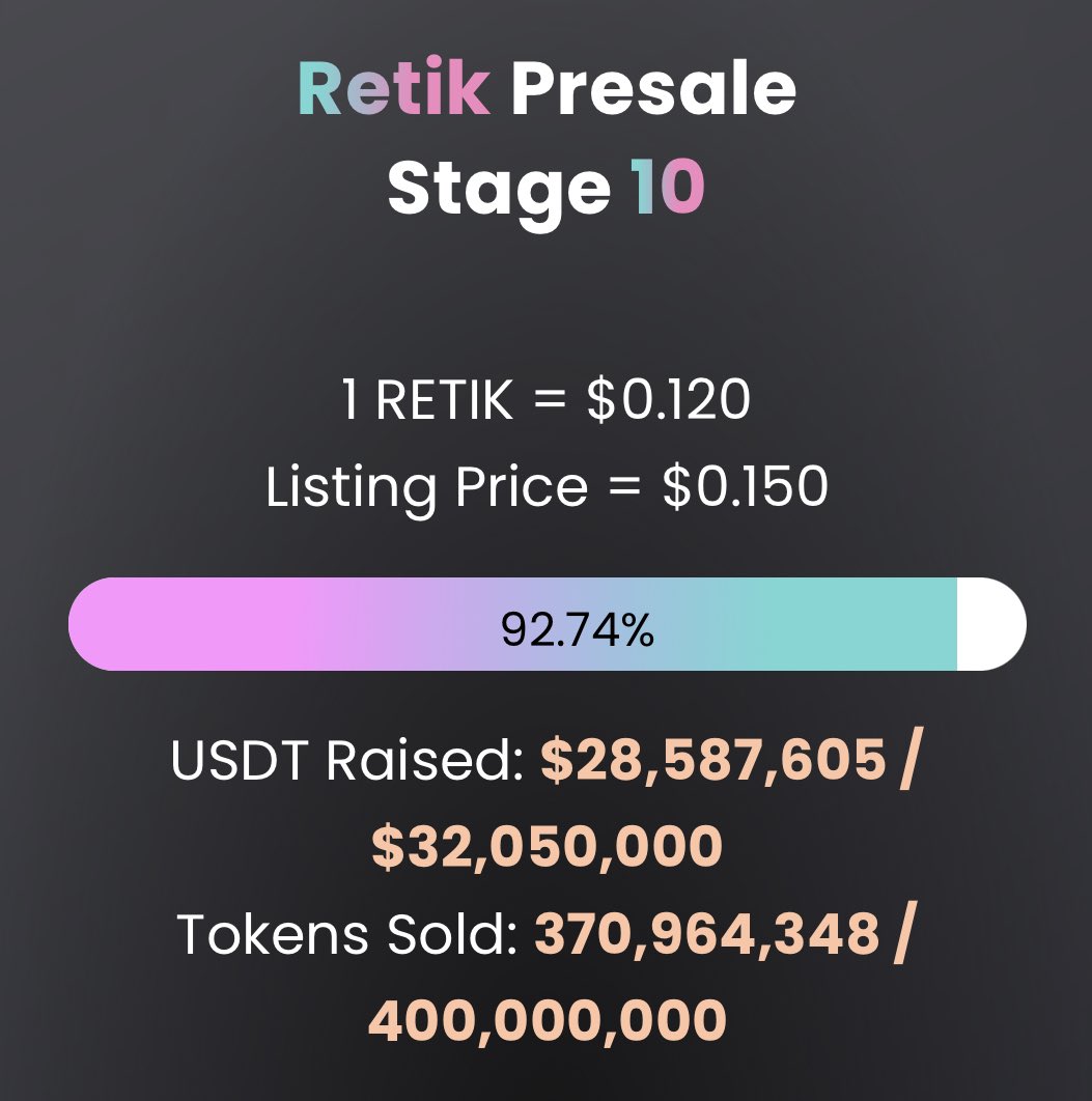 Retik Finance tweet media