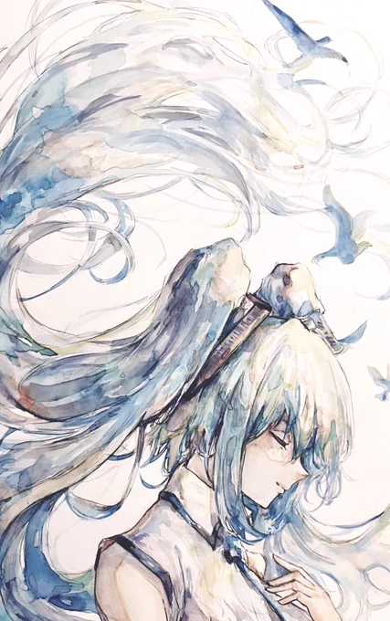 #あなたが描く女子がみたい淡い少女が好き 