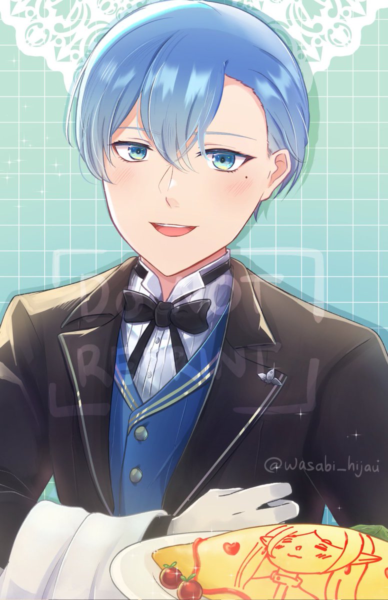 Wasabi_hijau's tweet photo. “Himmel the Hero at your service,
Here’s my favorite dish (with my fav person). Hope you enjoy your stay”
Planning for photocard collaboration with my boothmate

#COCOMADAY2024 #Himmel #SousouNoFrieren https://t.co/YGShJpkC0x