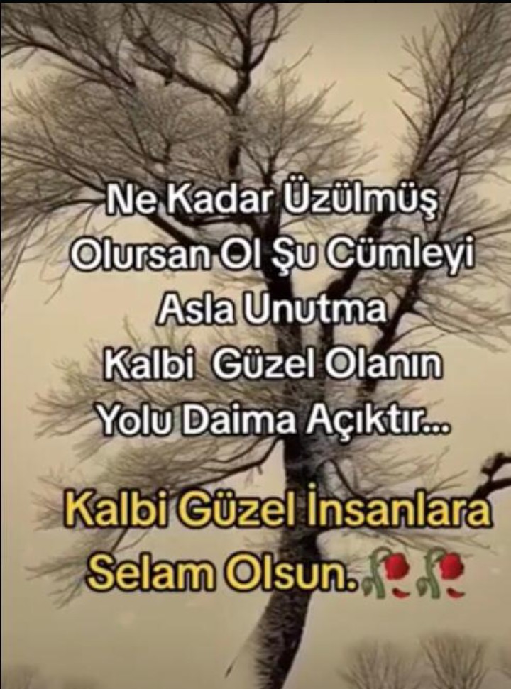 Selam Olsun Bütün Çirkinliklere Rağmen Kalbinin Güzelliğini Bozmayanlara ...
