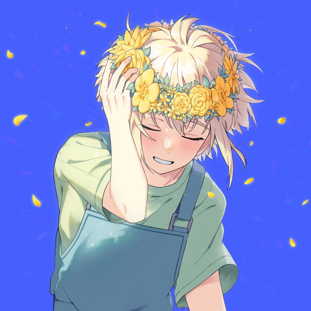 70RE7E's tweet photo. HBD☺️💛 #OMORIFANART https://t.co/ajjOnmVvGN