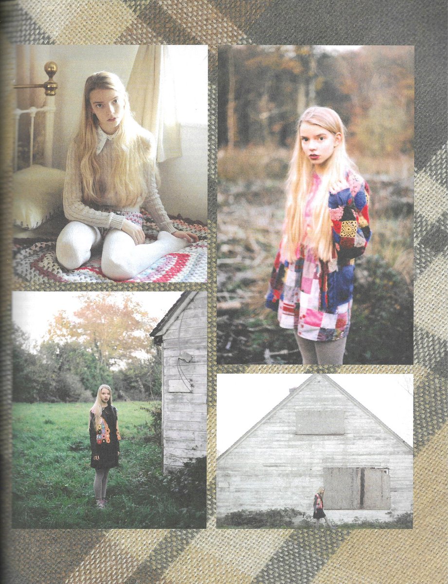 glossyarchive's tweet photo. predebut anya taylor-joy in rookie yearbook one, photographed by el hardwick (2012) https://t.co/TfUhkuaWNz