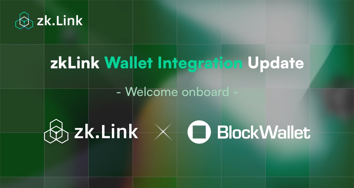 We're thrilled to announce the successful integration of <a href="/GetBlockWallet/">BlockWallet</a> with zkLink's Nexus Playground: playground-nexus.zk.link 
🎉 Set yourself free with the ultimate Web3 wallet, where privacy, security, and self-custody are honored.
💼Your digital assets, your rules!