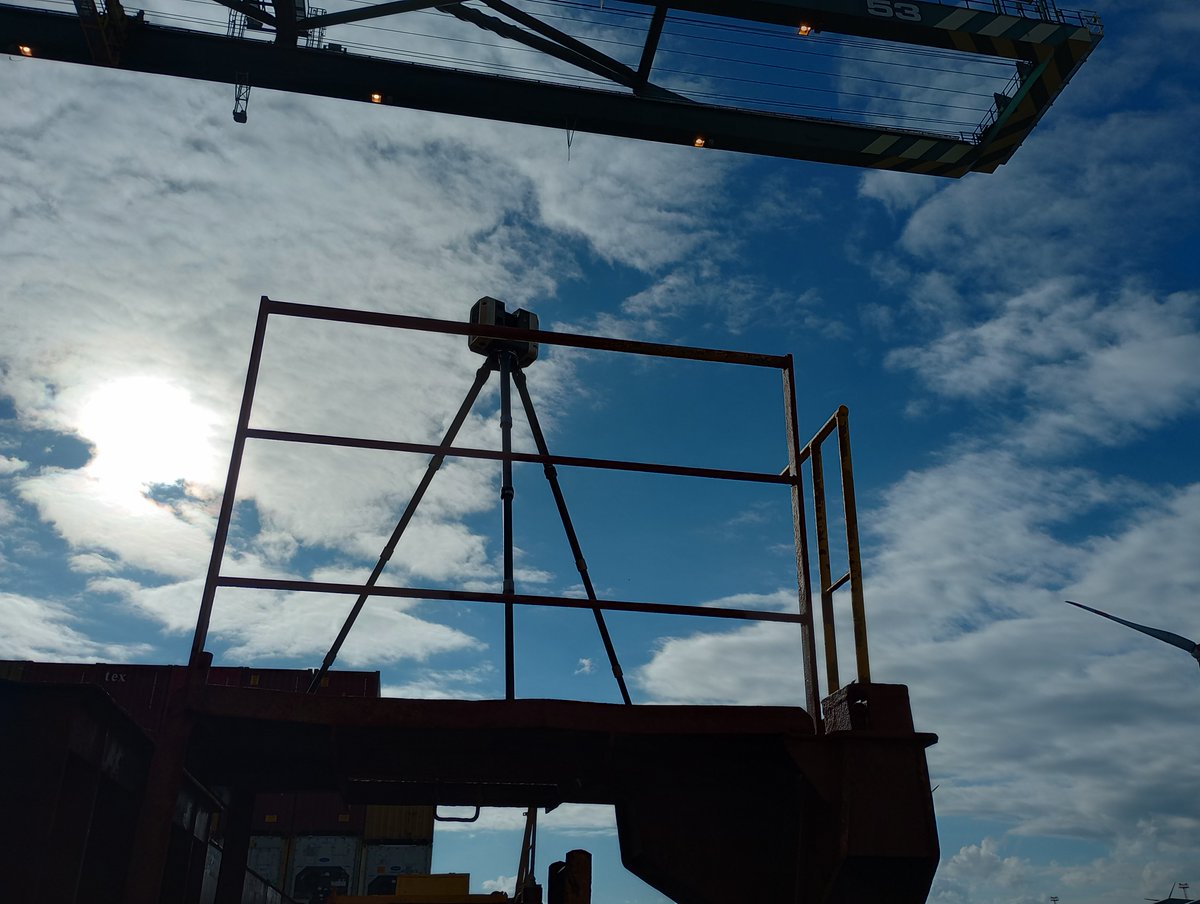 steven1305's tweet photo. @realtodesk team #3D #laserscanning for #scrubber retrofit @PortofAntBruges. https://t.co/ASUaq8Hgfh