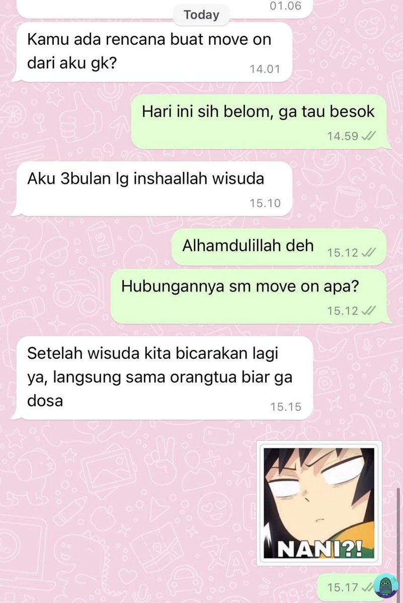 💚 SETAHUN NGECRUSH IN DIA SECARA UGAL UGALAN, TP DIA B AJA. TRS TIBA2 ngomong gini...
Bjir momen atau bjrot momen ini?😭😭😭😭