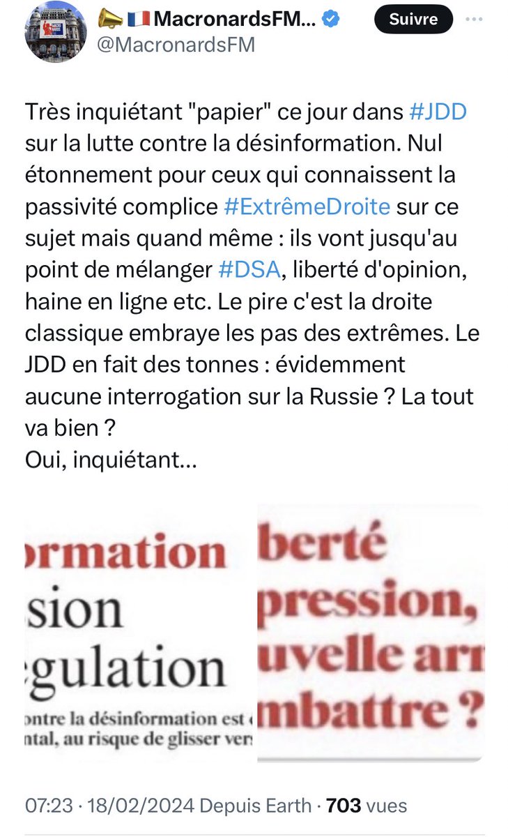 OfGuedin's tweet image. Inquiétant, en effet. 
Sauf quand… 
#SoyonsCohérentS #MacronardsFM