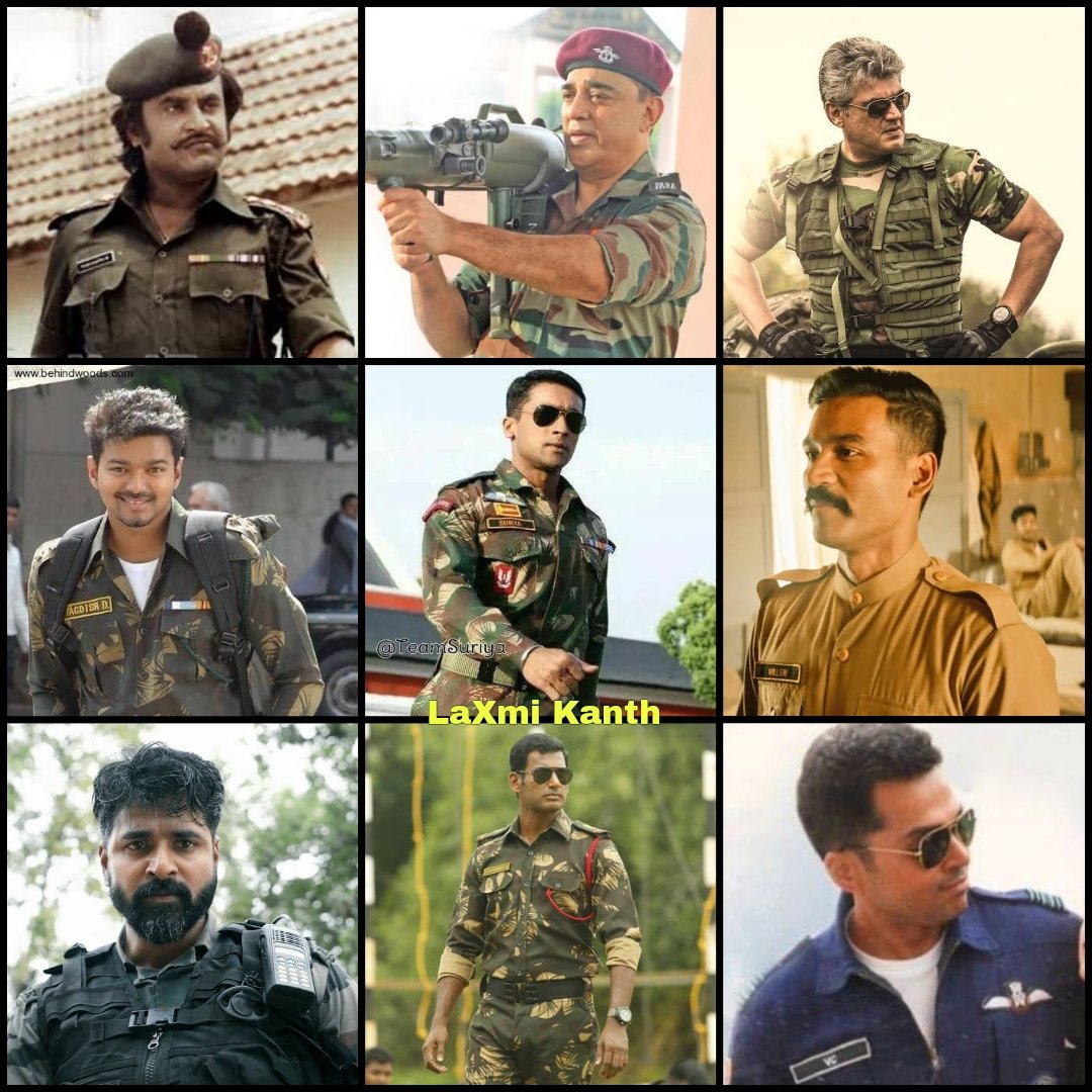 Which Star looks apt as an Army Man..❓