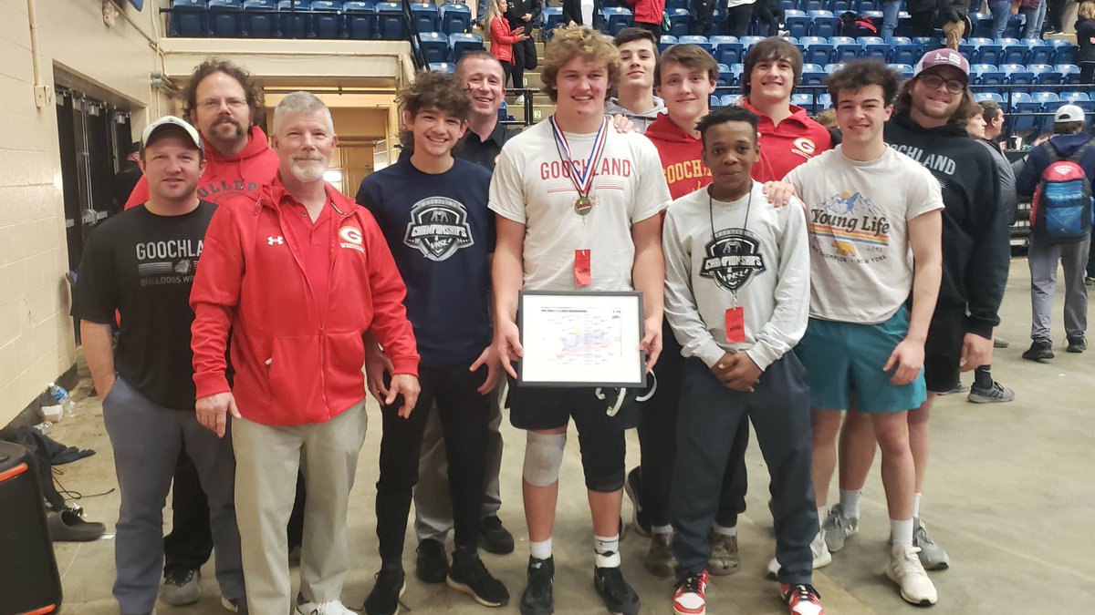 Goochland Wrestling (@goochwrestling) on Twitter photo Congratulations to Patrick Harlow, the first ever GHS Wrestling state champion. Also congrats to Cannen Harlow (4th) and Ethan Winter (6th). GHS Wrestlers earned a 9th place overall finish out of 45+ Class 3 schools - a HUGE weekend for Goochland Wrestling. <a href="/GoochlandSports/">Goochland Athletics</a> Congratulations to Patrick Harlow, the first ever GHS Wrestling state champion. Also congrats to Cannen Harlow (4th) and Ethan Winter (6th). GHS Wrestlers earned a 9th place overall finish out of 45+ Class 3 schools - a HUGE weekend for Goochland Wrestling. <a href="/GoochlandSports/">Goochland Athletics</a>