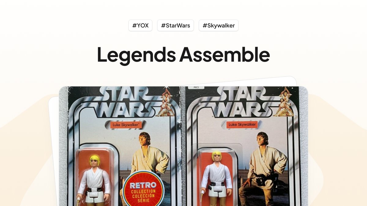 Assemble the Rebellion 🌌

Dive into Star Wars history with original 12-back Kenner figures: Luke, Han, Vader.

Perfect to start or grow your collection!

#MemoryLaneMonday #YOXcollectibles