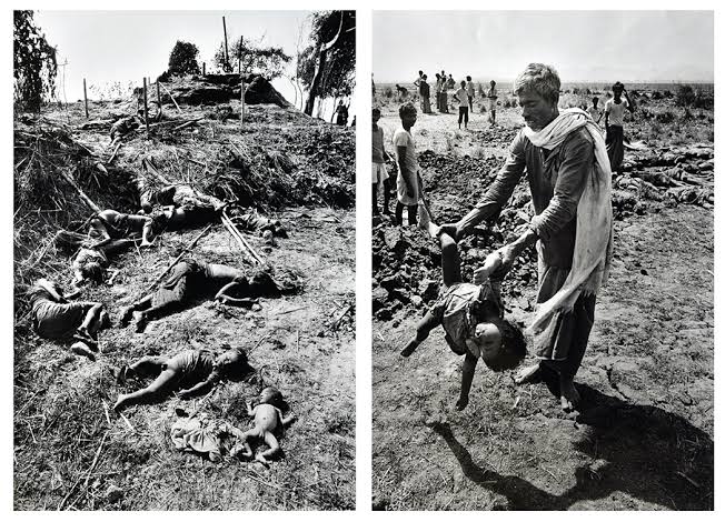 #NellieMassacre.

On 18 Feb 1983 in the presence of CongRss Govt More than 2,000 #Muslims (10K+ unofficial figure) were killed within 6 hours in Nellie, #Assam.

No one get punished for mass murder.
The official inquiry report of the Tiwari Commission remains classified till tody