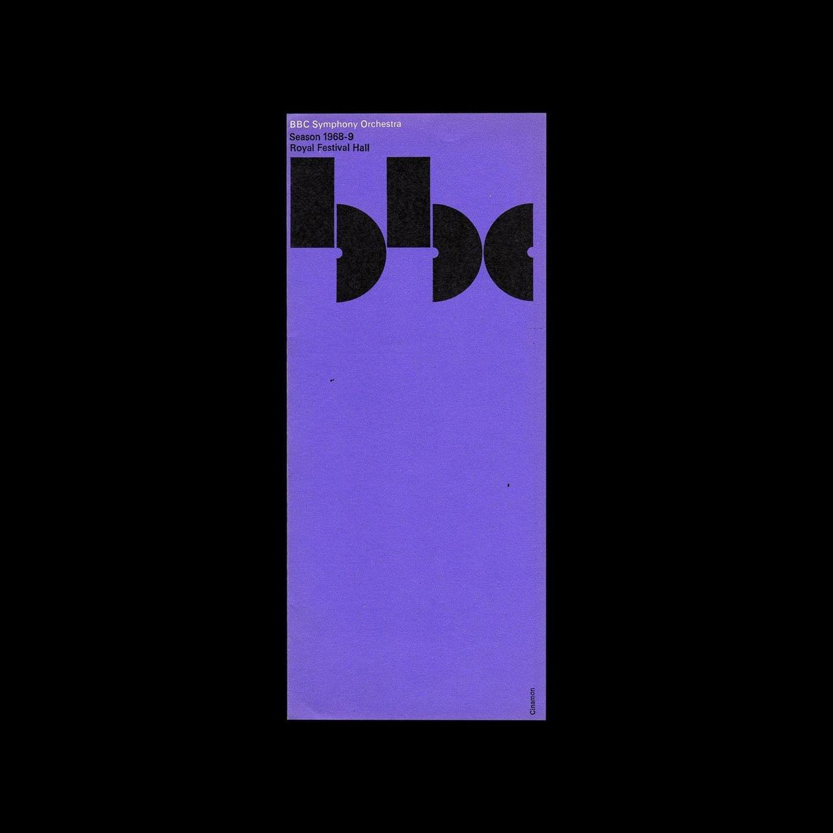 DesignReviewed's tweet photo. BBC Symphony Orchestra, Season 1968-69, Brochure, Designed by Gerald (Jerry) Cinamon #geraldcinamon #bbc https://t.co/2fQKuLjbQ0 https://t.co/2GKRlSbjz9