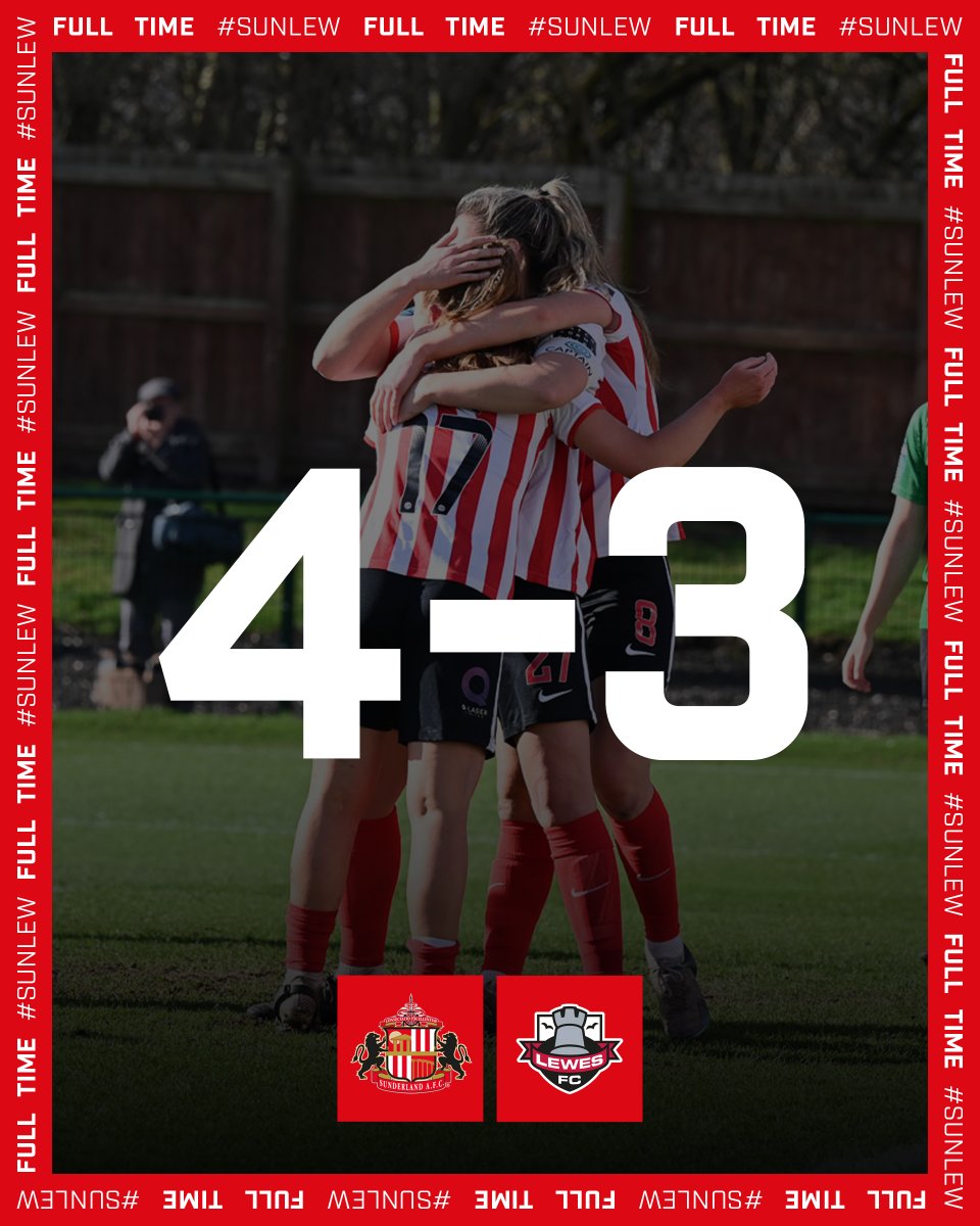 THIS TEAM NEVER GIVE UP! THIS TEAM IS SPECIAL! 🤩

#SAFCWomen | #SUNLEW