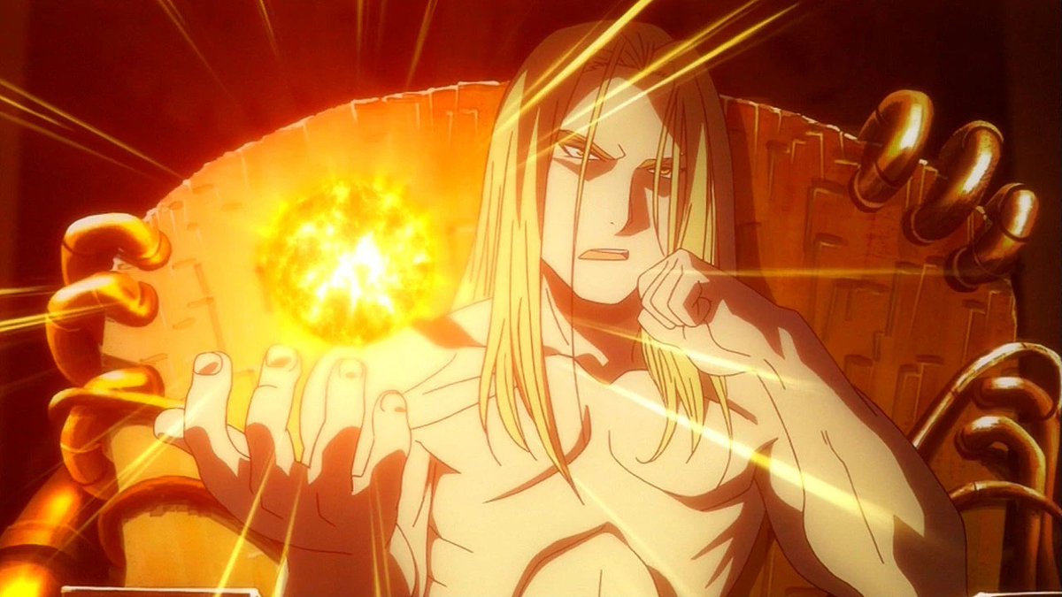 jake_zern's tweet photo. @kayn3_ @bestmangapost When Father from FMA made a literal fucking sun in his hand as a joke. https://t.co/rIY9VRG5uR