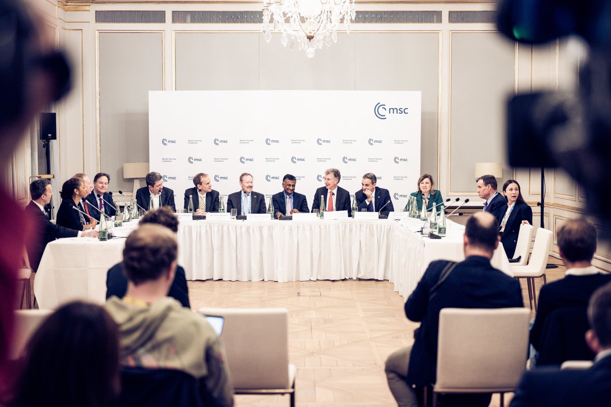 At #MSC2024, Amazon joined other leading technology companies to sign the “Tech Accord to Combat Deceptive Use of AI in 2024 Elections” with a focus on working together to help protect the integrity of elections. bit.ly/3SAL6QY Photo Credit: @MunSecConf