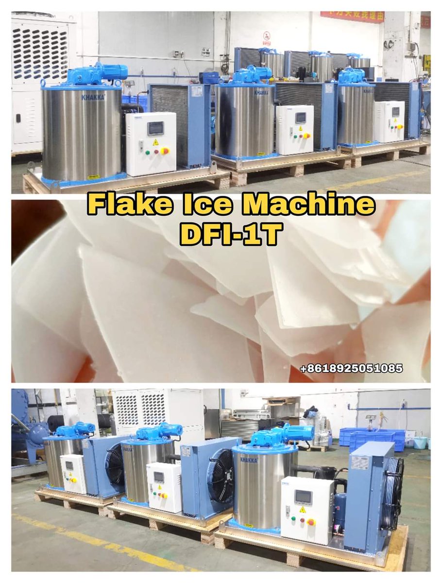 DakaFreezer's tweet image. 💎 Fabricantes de máquinas de hielo en China
💎 Ice Machine Manufacturers in China
🙋 Fendy Deng  
☎️ WhatsApp: wa.me/+8618925051085
🌏 dakafreezer.com
#flakeicemachine #iceflakes #tubeicemachine #poultry #slaughter #Aquaticprocessing
#fishing #fisheryfactory #ceplant