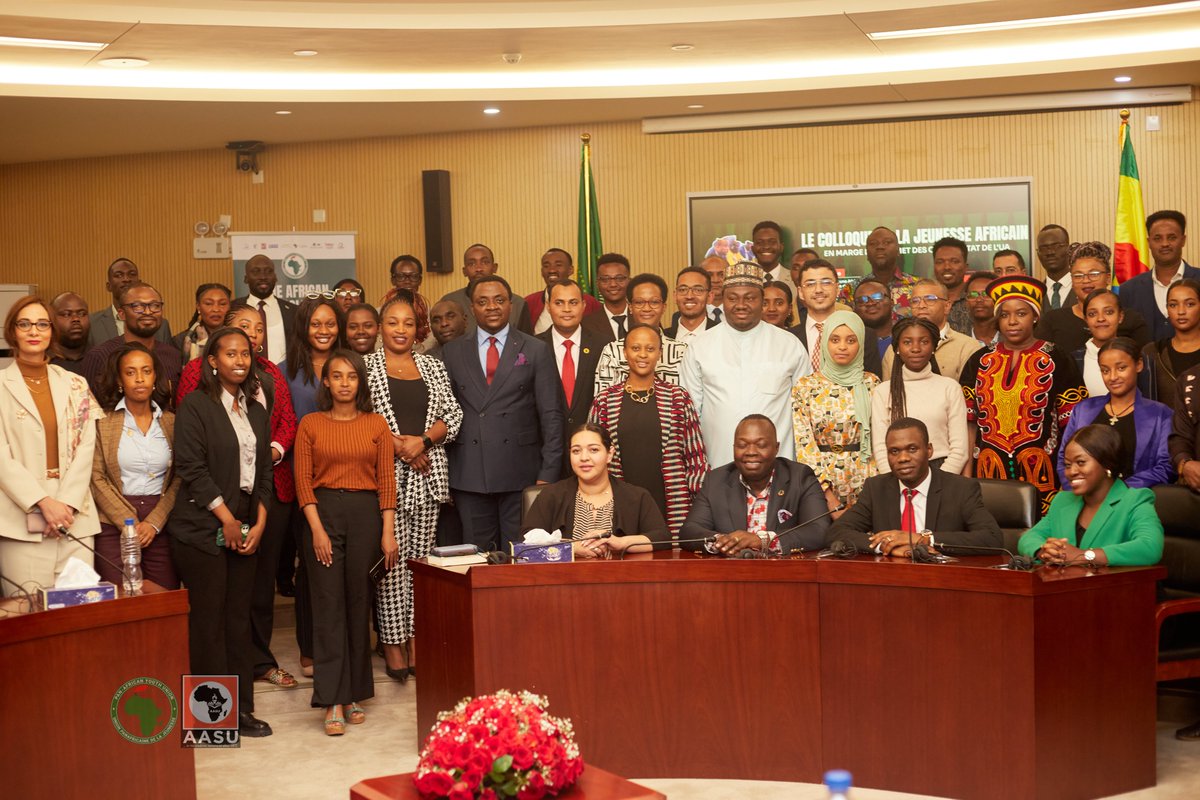 AYC's Chairperson Miss Natalie M, is at the African Youth Colloquium in Addis Ababa, to discuss the urgency of needed education reforms for Africa's development. The meeting convened by the Pan African Youth Union, is on the margins of the AU Heads of State Summit. 
#AYQ24