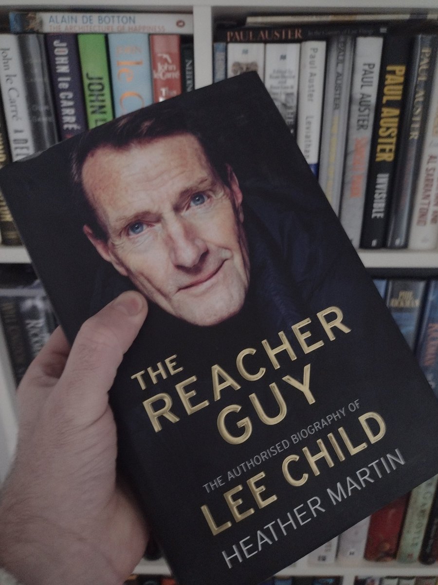 This is interesting and enjoyable. I mean, as Murakami's said, his books are all the same but enjoyable. Oddly, this feels like the same. And is enjoyable. #LeeChild #Biography #Reacher