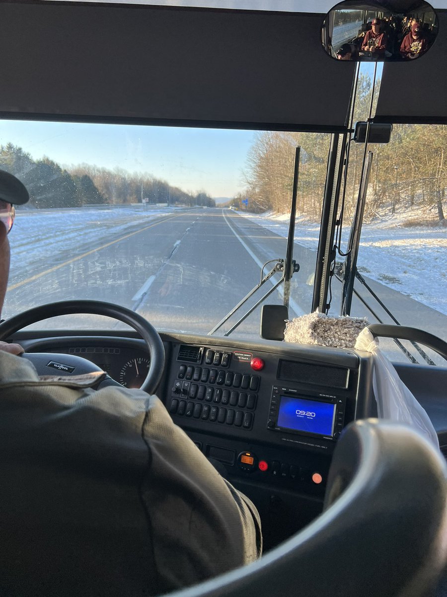 Wheels rolling!  On the road to Clarksburg WV.  Game time 1:00 vs West Virginia State
#SwordsUp⚔️