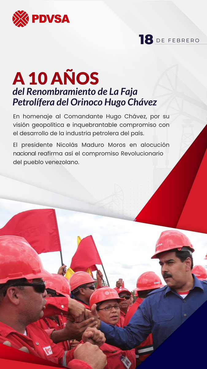 Más que un tributo, este acto representó un reconocimiento a la visión geopolítica del Comandante Hugo Chávez y su inquebrantable compromiso con el desarrollo de la industria petrolera en pro del bienestar del pueblo.