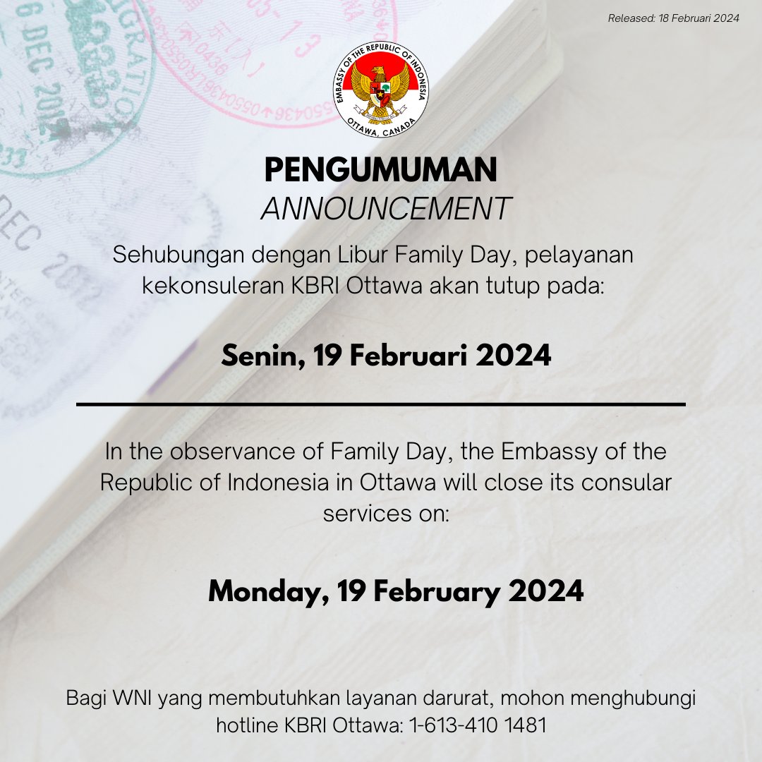 Indonesia in Canada (@kbri_ottawa) on Twitter photo 