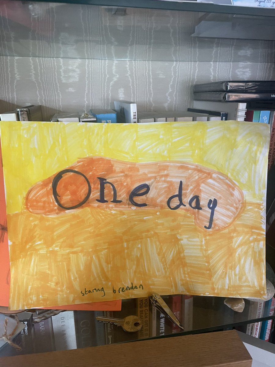 Thanks for all the love and messages for One Day. The reaction to this show has been insane! Very proud to be apart of it. One of the best moments has been this One Day poster made by my six year old niece! Very happy to earn the official title of Cool Uncle!

#onedaynetflix