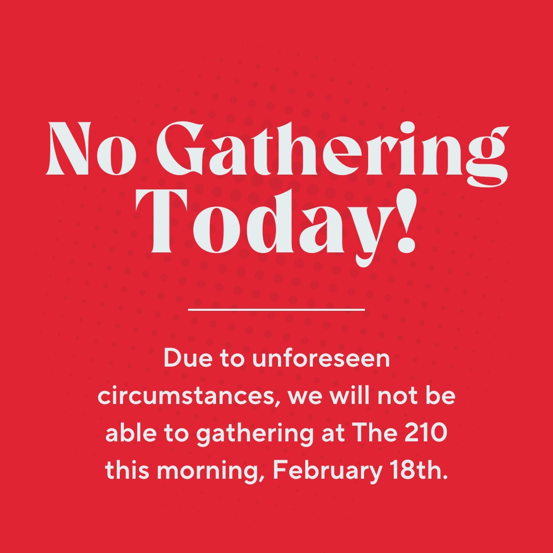 myvillagetweets's tweet photo. 🚨Due to unforeseen circumstances, we won't be able to gathering at The 210 this morning! https://t.co/ntuF8HdwIu