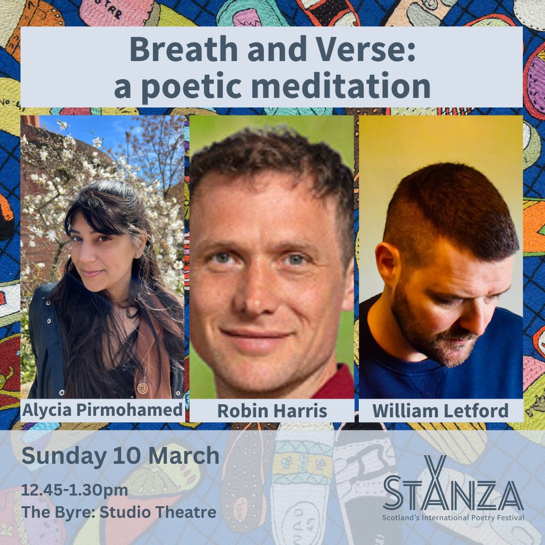 Due to demand, we've released more tickets to Breath and Verse: a poetic meditation. Relax with a gentle poetry session from @a_pirmohamed & @BillyLetford with guided meditation by Tergar facilitator Robin Harris. Grab your🎟️before they're gone: bit.ly/3T2qa6R