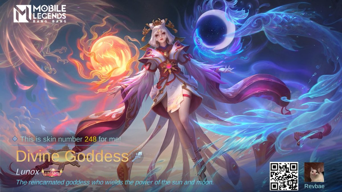 I just obtained a new skin Divine Goddess in Mobile Legends: Bang Bang! Let's face off against the world's best MOBA players together! 
r8qs.adj.st/appinvites?adj…