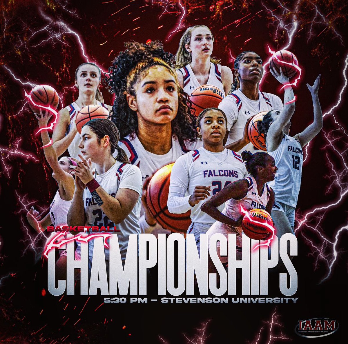 Today is a huge day for us! 
We will be playing for the B conference Championship tonight at 5:30 pm located at Stevenson university. I’m so excited for us to have this opportunity! 🙌 Hope you’re tuned in! 
iaamsports.com/championships/…