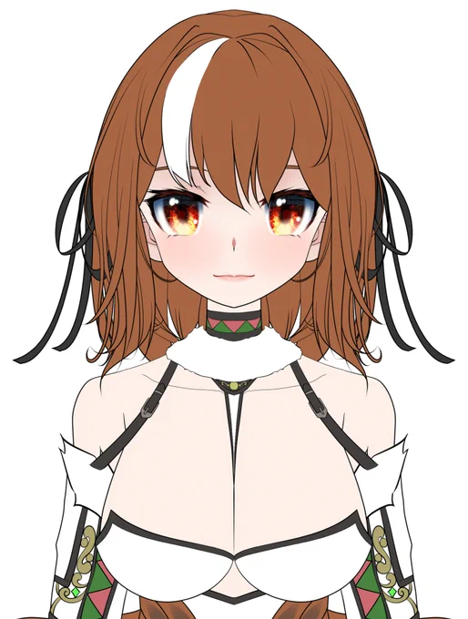 やっぱり自分が描く瞳はこれだねぇ・・・Live2Dモデリング等に関するご依頼、ご質問はDMまでどうぞ!#Live2D #Live2DWIP #Live2D依頼 #有償依頼 #イラスト依頼 #Live2dCommissions #Live2D進捗報告 